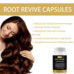 JcuffJ Lumin Root Revive capsules closeup highlights root-nourishing formula.