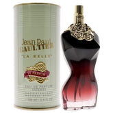 Jean Paul Gaultier La Belle Le Parfum bottle pour demonstrates long-lasting scent for daytime wear.