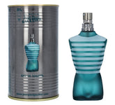 Jean Paul Gaultier Le Male bottle front view, ideal for confident daytime wear.