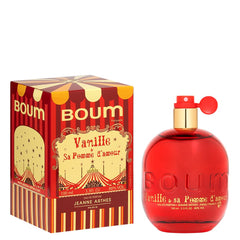Jeanne Arthes Boum Vanille bottle front view for festive carnival-inspired evenings