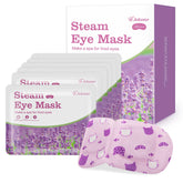Jekeno Steam Eye Mask 16-pack box offers portable self-heating eye care for travel.