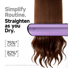 Negative ions from Jellyfish help seal cuticles for smoother, shinier results.