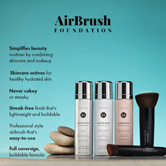 Jerome Alexander Magic Minerals liquidsilk air primer swatch preps skin for smooth makeup.