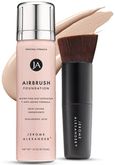 Jerome Alexander MagicMinerals airbrush foundation bottle offers lightweight, buildable coverage for radiant skin.
