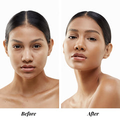 Jerome Alexander MagicMinerals LiquidSilk Air Primer skin texture appears smoother before foundation