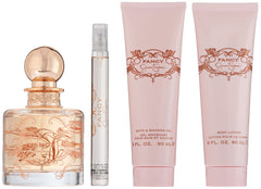 Jessica Simpson Fancy EDP sprays close-up bottle showcases versatile scent for casual daily wear.