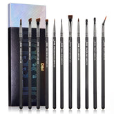Jessup eyeliner brush set angled-tip brush for precise winged liner