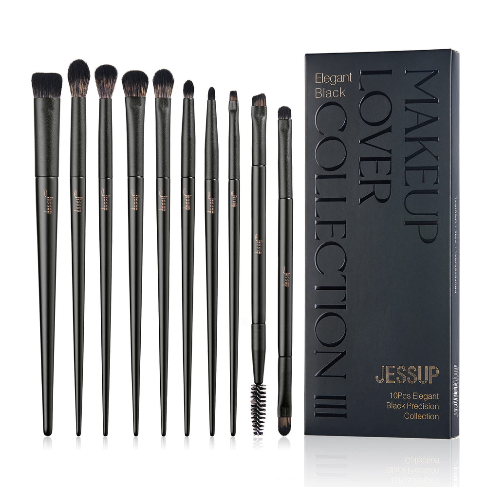 Jessup Eyeshadow Brush Set concealer brush delivers precise base application for flawless coverage