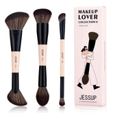 Jessup face brush set foundation-dome for seamless liquid application and natural finish.