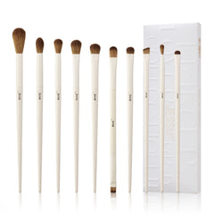 Jessup Precision Makeup Brushes 10Pcs eye-set close-up bristles for precise blending.