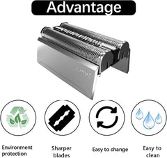 JIANCENGYU wet-dry replacement head supports convenient grooming in shower or dry mornings