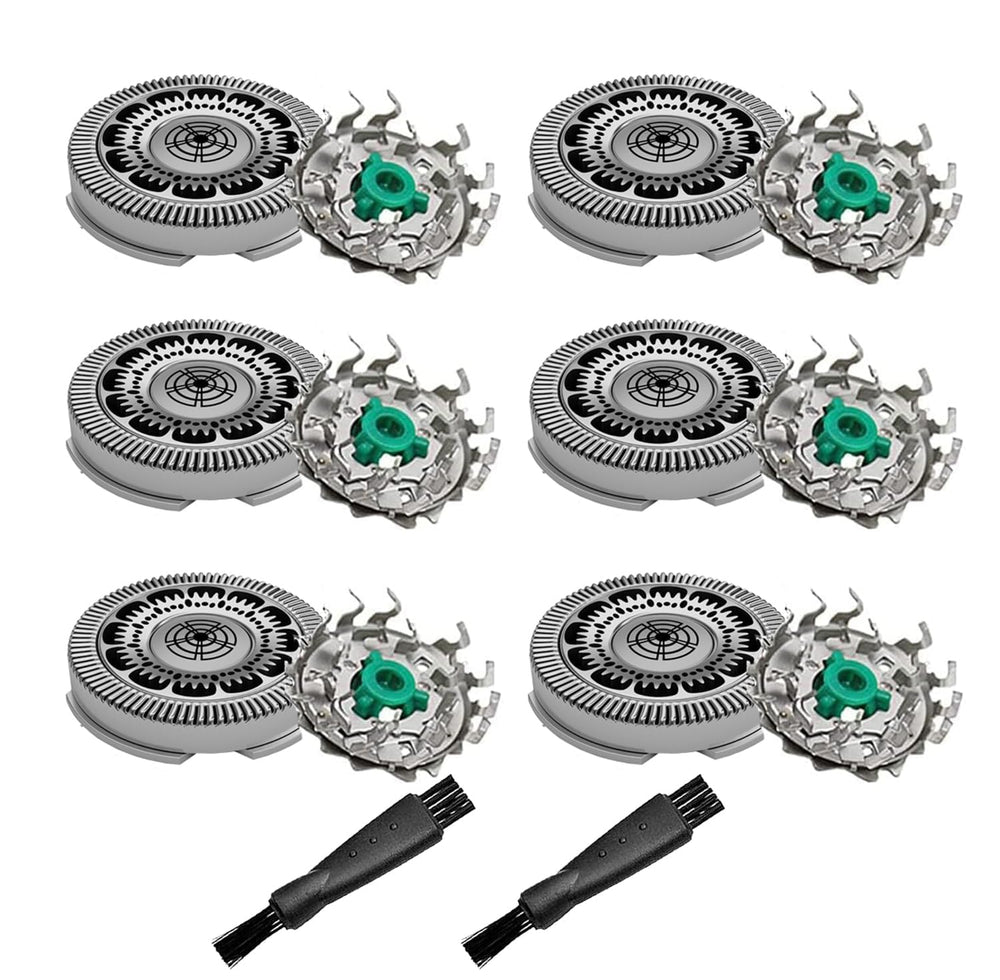 JIANCENGYU SH60 replacement heads 6-pack for Philips 6000 series enable quick replacement.