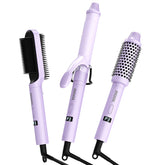 JIGGL 3-in-1 curling-iron 1-25 inch barrel delivers defined curls.