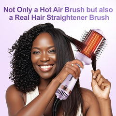 JIGGL multifunctional hair dryer brush for drying, smoothing, and volumizing styles