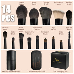 JILIER foundation brush mini delivers flawless base anywhere