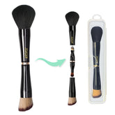 JILIER travel case with 4-in-1 makeup brushes for on-the-go beauty.
