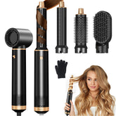 JINYAWA Hair Dryer Brush 5-in-1 front view for fast drying and frizz control.