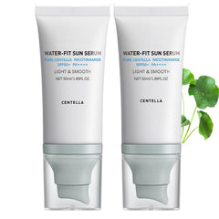 JISKG Centella sunscreen bottle front view highlighting broad-spectrum protection