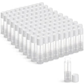 JIUZHU empty lip balm tubes 100 sets for easy DIY lip care projects.