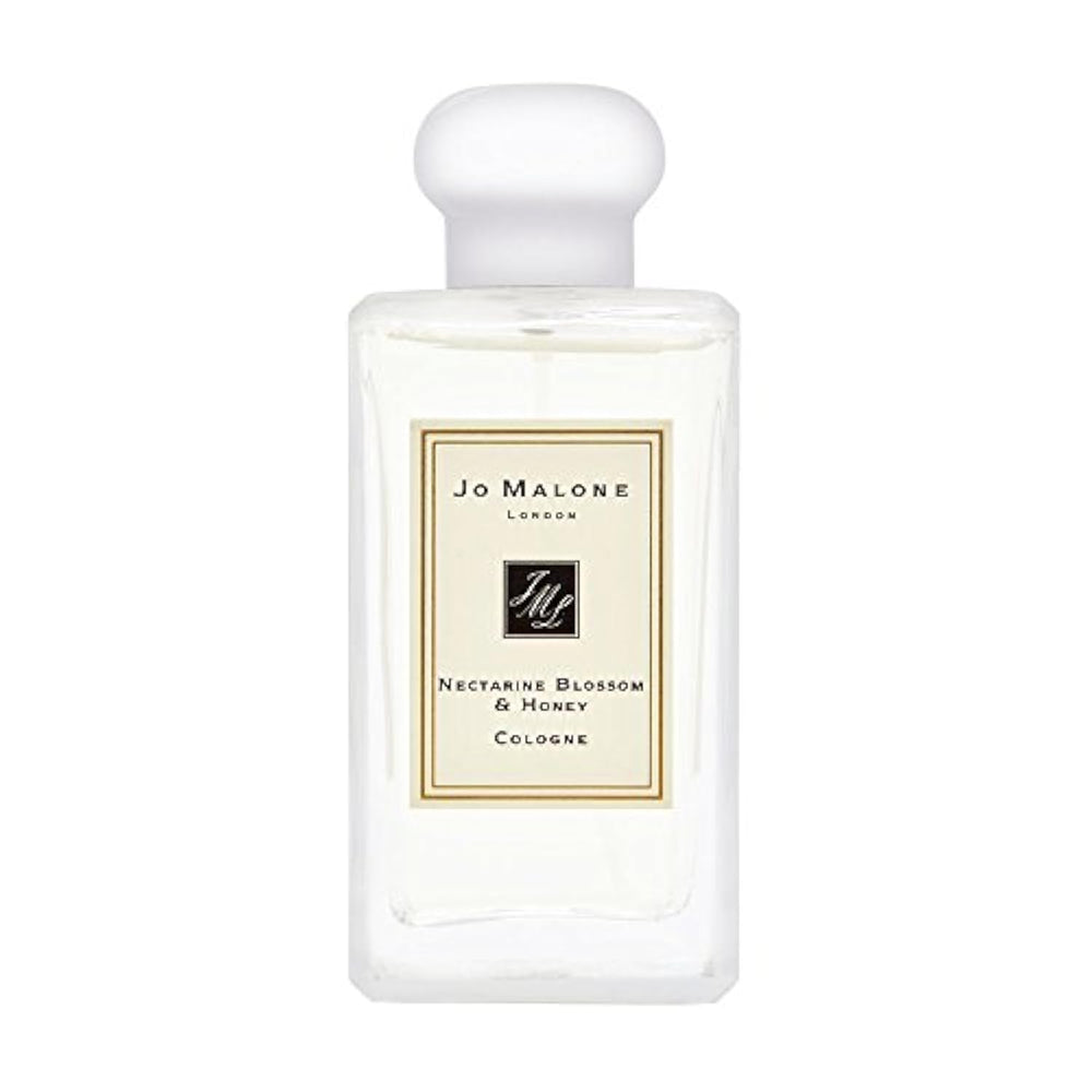 Jo Malone Nectarine Blossom & Honey bottle displays a bright, fresh fragrance for everyday wear.