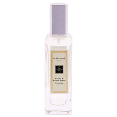 Jo Malone Peony & Blush Suede bottle side, sleek packaging for gifting appeal