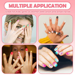 JOAOYO 12 sizes in each box fit growing kid nails.