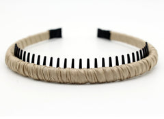 JOBAND headband yoga-use scene showing secure fit during stretches.