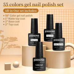 JODSONE base coat collection enables smooth, long-lasting adhesion.