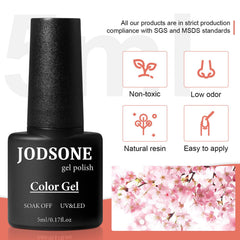 JODSONE base coat and top coat deliver durable, glossy finishes.
