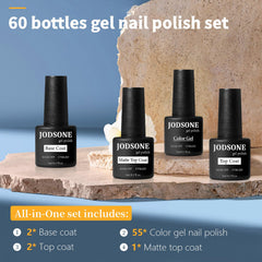 JODSONE color gel bottles collection highlights durable 5 ml bottles for home manicures