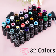 JODSONE gel art liner pink pigments with thin brush for playful designs.