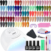 JODSONE gel nail polish kit color swatches offer versatile shades for any look