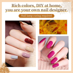 JODSONE matte top coat bottle provides modern velvety matte look.