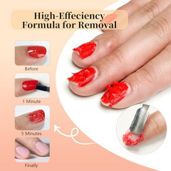 JODSONE cuticle oil bottle emphasizes post-removal moisture and nail care.