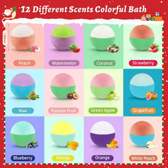 JOFEI bath bombs with storage box keeps surprises organized