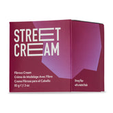 Johnny B. Street Hair Cream bottle closeup showing matte hold for textured styles.