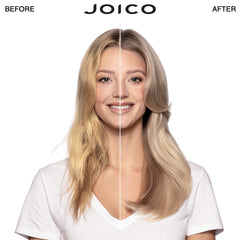 Joico Color Balance Purple Conditioner bottle nourishes and counteracts brass.