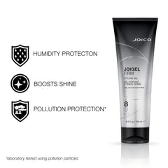 Joico JoiGel Firm Styling Gel demonstrates hair texture application for defined beachy styles.
