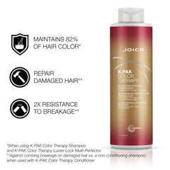 Joico K-Pak Color Therapy Shampoo lather — creamy cleanse prepping hair for conditioning