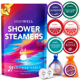 JoJowell shower steamer collection box — seven scents for a varied home spa experience.