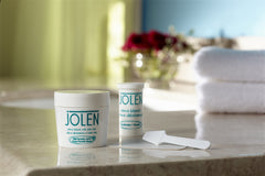 Jolen mixing tray and spatula for easy at-home preparation