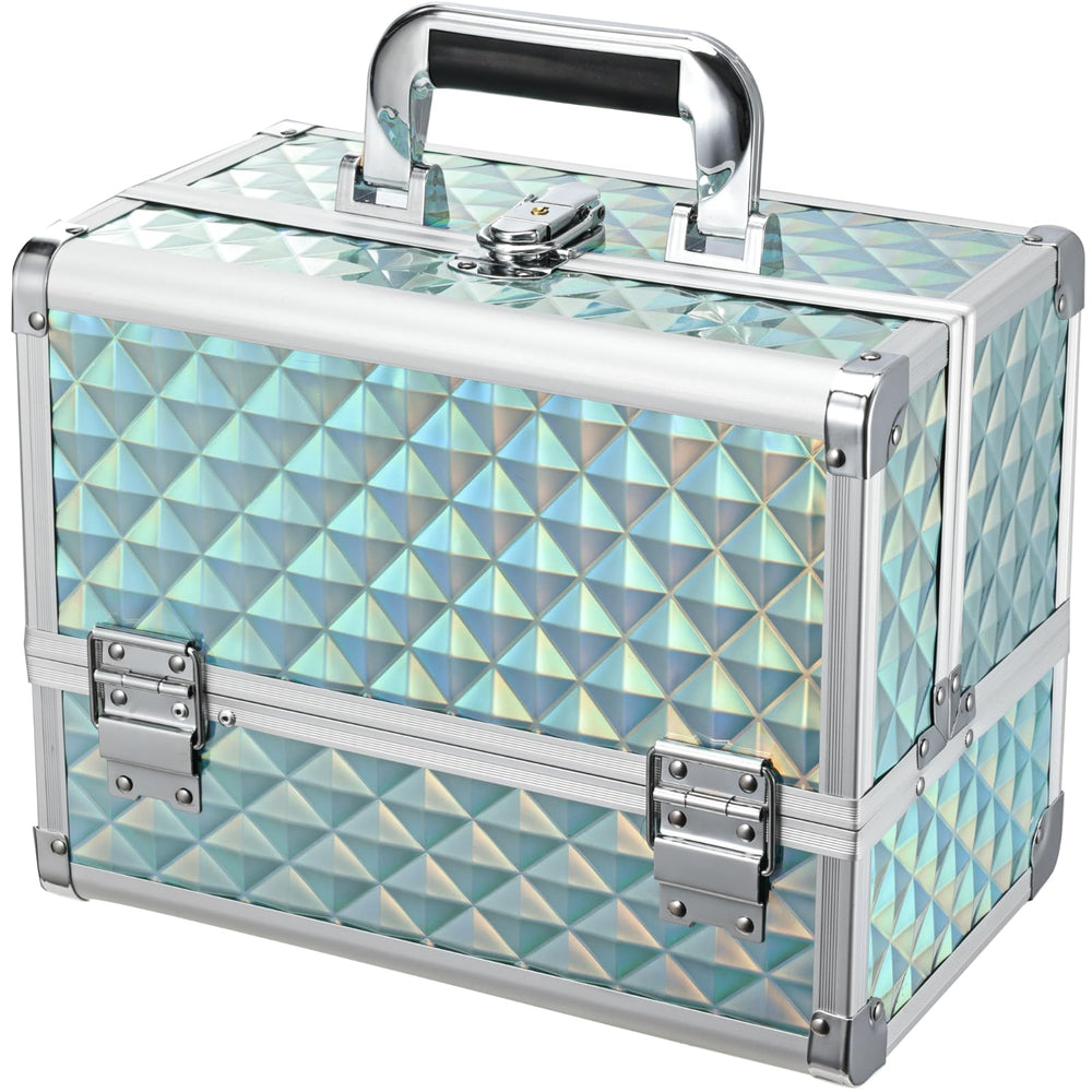 Joligrace makeup box 11.6-inch open tray—expandable storage for cosmetics on the go.