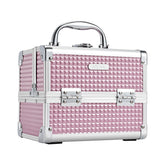 Joligrace makeup case front view shows portable travel-ready design