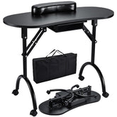 Joligrace manicure-table-folded-compact portable design ideal for mobile nail services