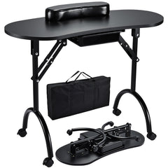 Joligrace manicure-table-folded-compact portable design ideal for mobile nail services