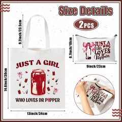 Jollaroo Drinks Lovers makeup pouch shown with zipper closure for secure storage.