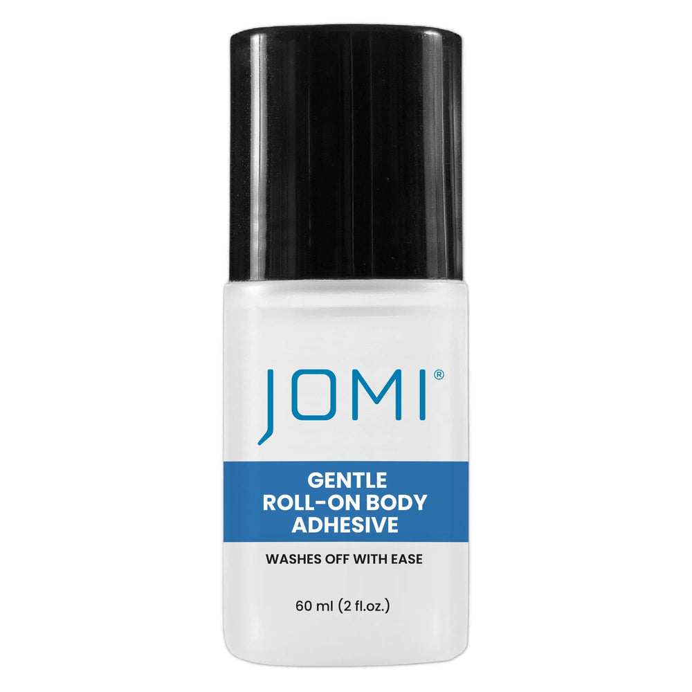 JOMI COMPRESSION body glue roll-on bottle provides secure skin adhesion for outfits