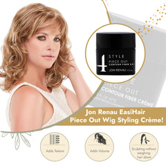 Jon Renau Piece Out Contour Fiber Creme tube for easy application and shaping.