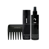 Jon Renau synthetic hair shampoo bottle highlighting gentle cleansing for wigs and synthetic fibers