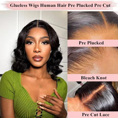 Josblue body wave wig 12 inch delivers natural movement for everyday styling.